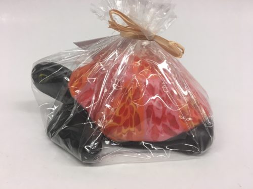 Swazi candle schildpad roze gebloemd Fair trade uit Afrika