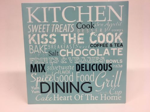 Tekstbord kitchen cook dining mix-voor in de keuken