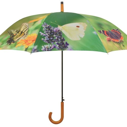 Paraplu met vlinders multicolor van Esschert design