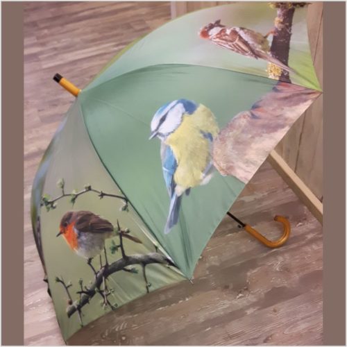 Paraplu diverse vogel soorten van Esschert design