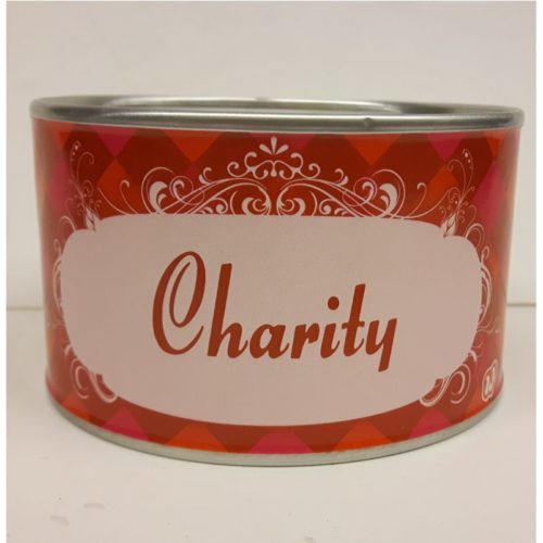 Spaarpot spaarblik voor Charity