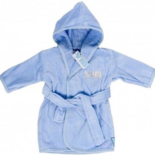 Baby badjasje VIB in blauw -