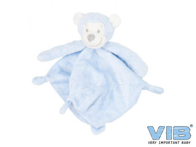 Uithoudingsvermogen De meditatie Baby knuffeldoekje VIB aap blauw, merk Very Important Baby