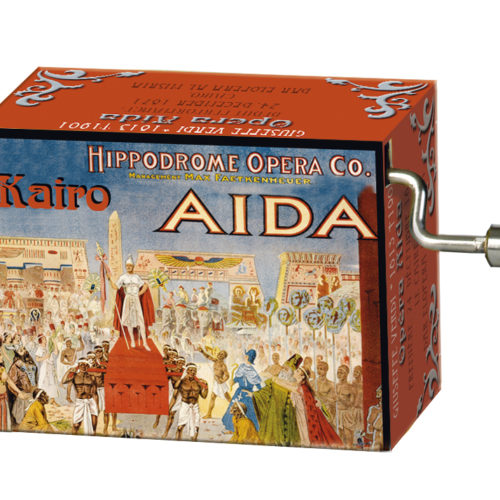 Muziekdoosje opera Aïda met melodie Triumphal march