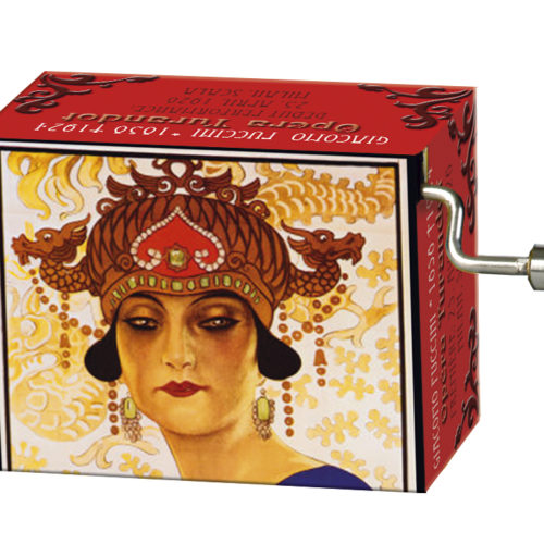 Muziekdoosje opera Turandot met melodie Nessun Dorma