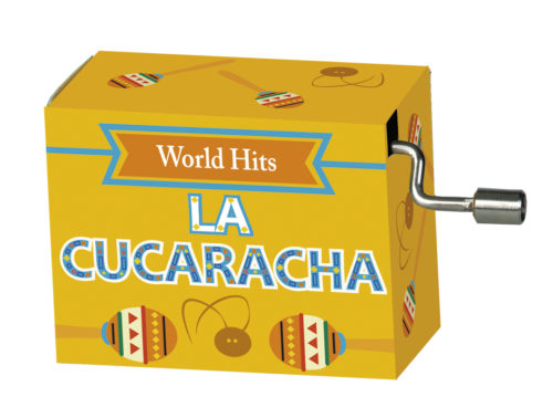 Muziekdoosje wereldhits met melodie van La cucaracha