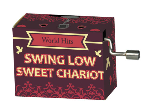 Muziekdoosje wereldhits met melodie van Swing low sweet Chariot