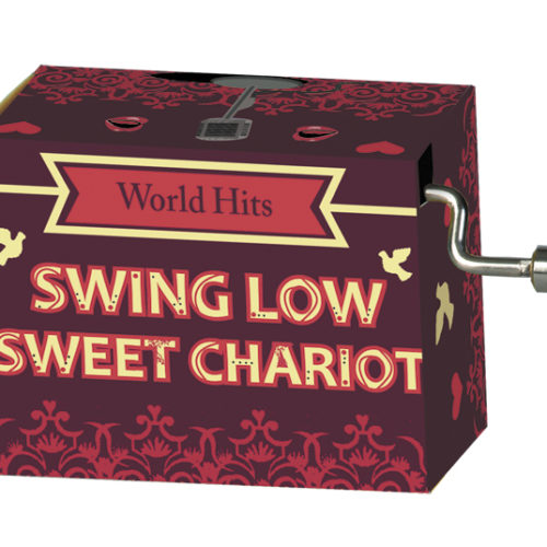 Muziekdoosje wereldhits met melodie van Swing low sweet Chariot