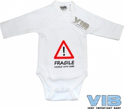 VIb baby romper Fragile Handle with care