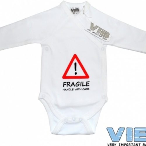 VIb baby romper Fragile Handle with care