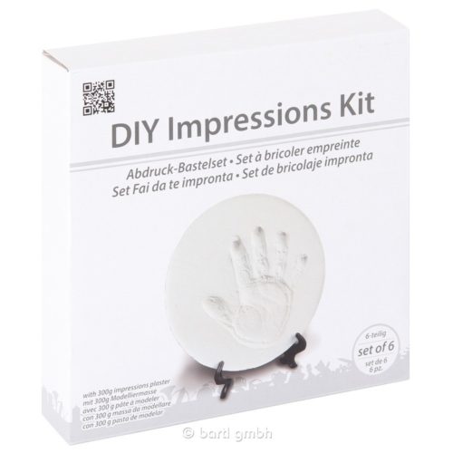 Hand of voet afdruk set voor de baby