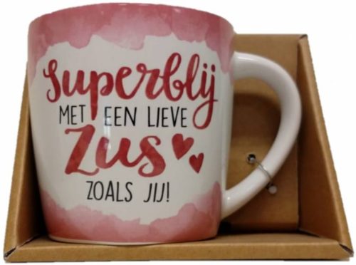 Mok superblij met een lieve zus zoals jij