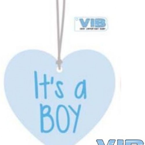 Kasthanger hart roze it's a boy van VIB