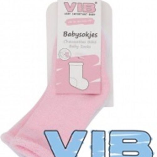Babysokjes VIB in wit en roze