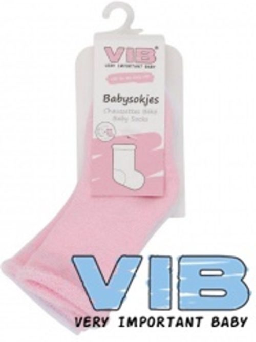 Babysokjes VIB in wit en roze