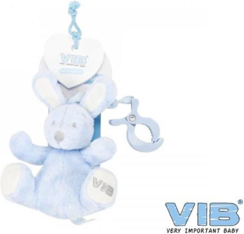 Baby speelgoed activity konijn met clip blauw van VIB