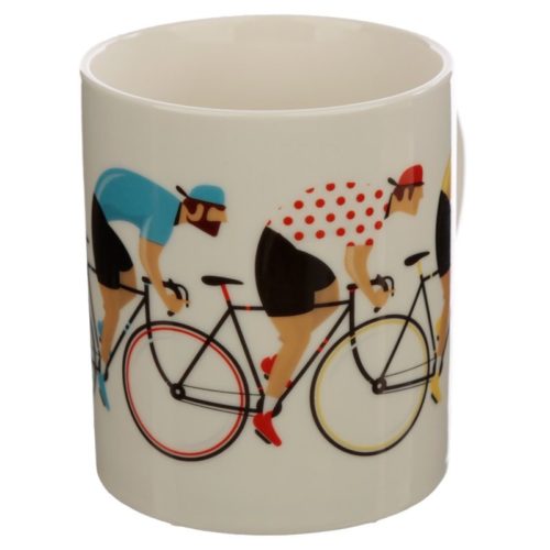 Mok race fiets tour de France van porselein