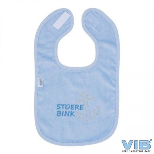 Slabbetje Stoere Bink blauw van Very Important Baby-VIB