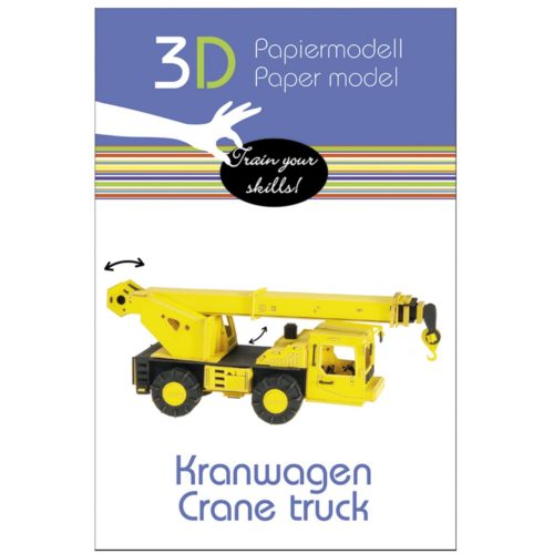 3D puzzel en bouwpakket hijskraan-kraanwagen