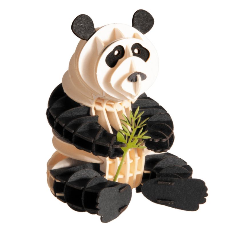 fabriek hulp in de huishouding Samenstelling 3D puzzel en bouwpakket panda beer