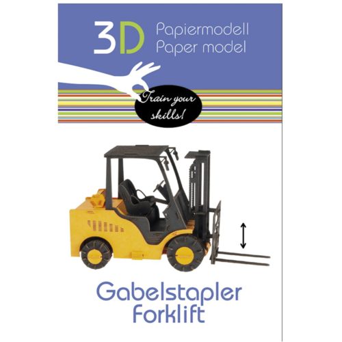 3D puzzel en bouwpakket vork heftruck