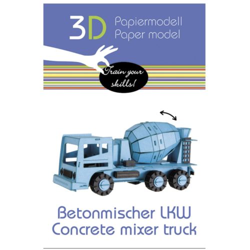 3D puzzel en bouwpakket vrachtauto betonmixer