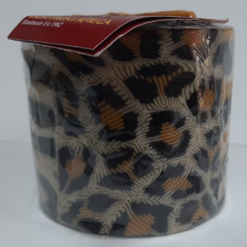 Fairtrade Swazi kaars met 4 verschillende horizontale dierenprints