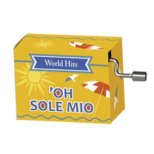 Muziekdoosje Oh Sole Mio uit de serie wereldhits