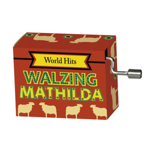 Muziekdoosje Walzing Mathilda uit de serie wereldhits