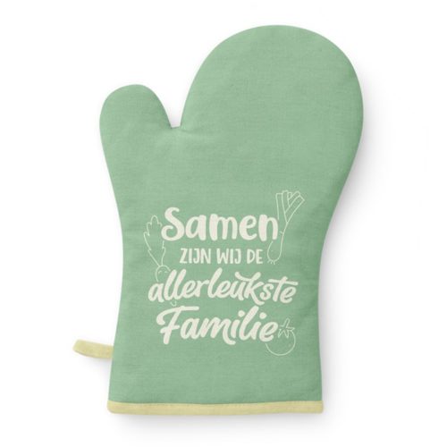 Ovenhandschoen de allerleukste familie