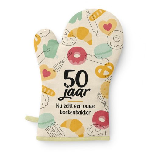 Ovenwant verjaardag 50 jaar