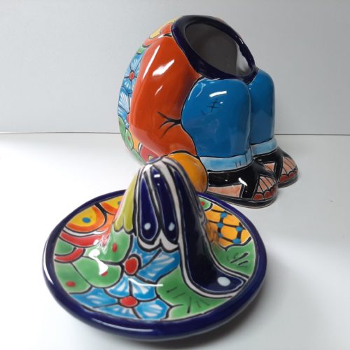 Koektrommel Pancho Fairtrade Mexico met sombrero als deksel versie-07