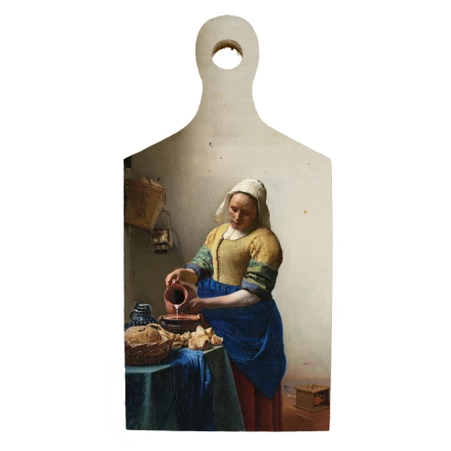 orrelplank kunstenaars Vermeer Het melkmeisje