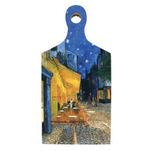 Borrelplank kunstenaars Vincent van Gogh Café de nuit