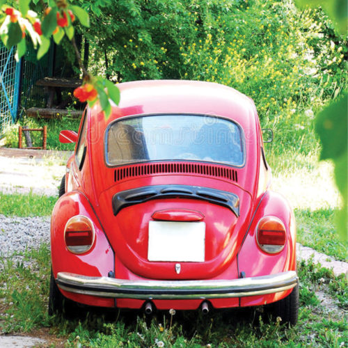 Onderzetters auto's Volkswagen Kever of Beetle set van 6