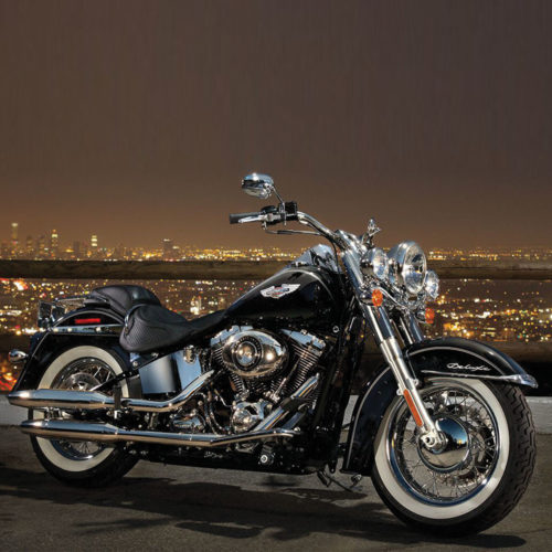 Onderzetters motoren Harley Davidson in kleur set van 6 stuks
