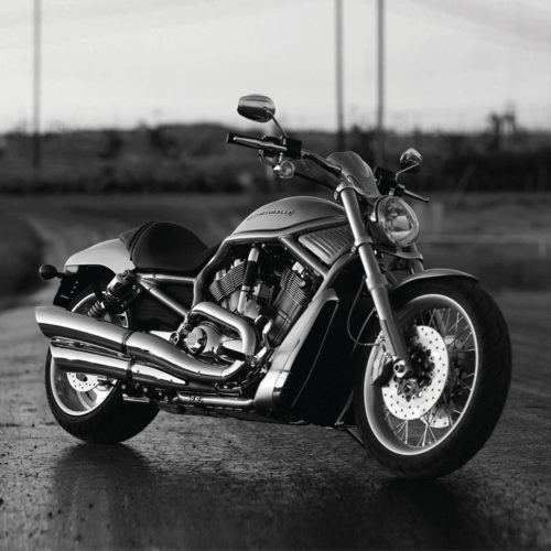 Onderzetters motoren Harley Davidson set van 6 stuks