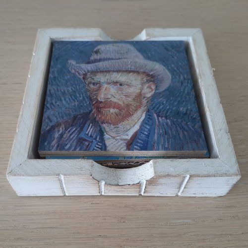 Onderzetter set Vincent van Gogh 6 stuks van hout