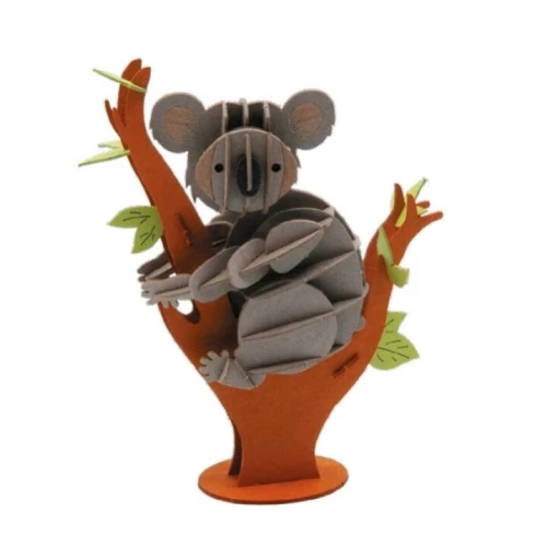 3D puzzel en bouwpakket koala beer van karton