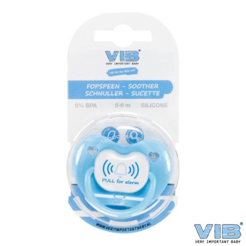 VIB Baby Fopspeen Blauw PULL for alarm