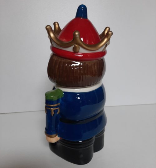 Voorraadpot kerst notenkraker 30cm hoog
