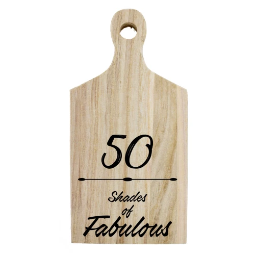 Borrelplank 50 jaar 50 shades of Fabulous