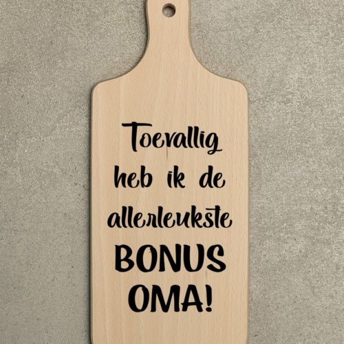 Borrelplank bonus oma