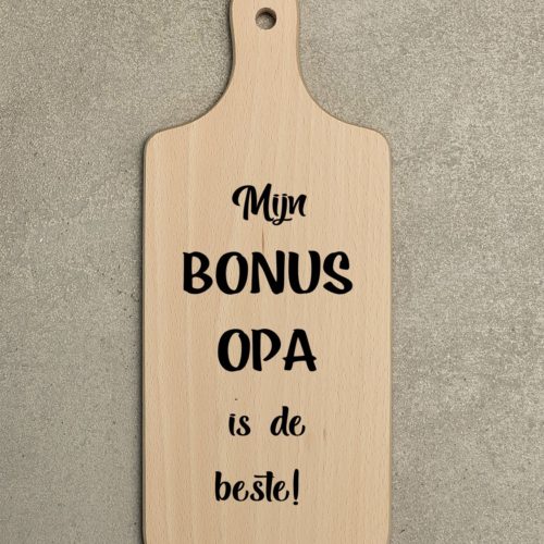 Borrelplank bonus opa