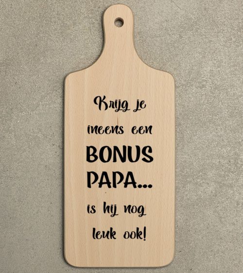 Borrelplank bonus papa is leuk