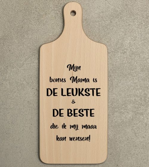 Borreplank bonus mama de leukste en de beste