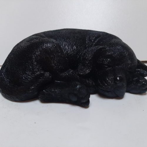 Puppy labrador zwart beeldje 20 cm breed