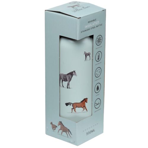 Thermosfles paarden serie Wilgenboerderij RVS voor warm en koud