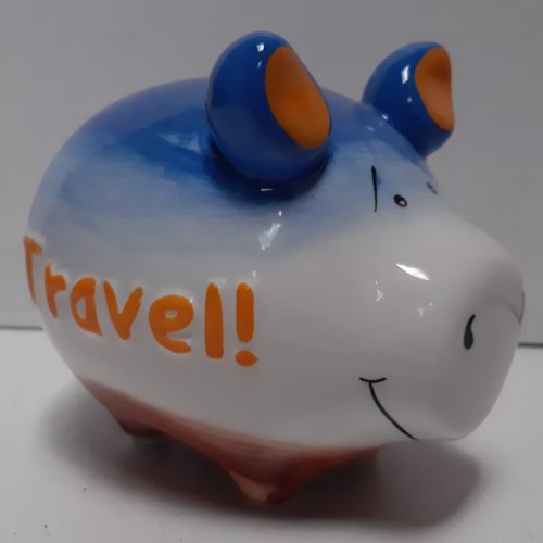 Spaarvarken travel, sparen voor vakantie