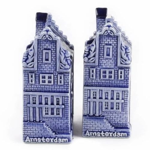 Peper en zoutsetje Amsterdam typpische gevels